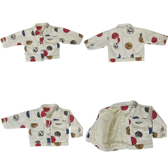 House Minikid Denim Mickey Printed Jacket Size 90 18M-24M - Picture 11 of 15